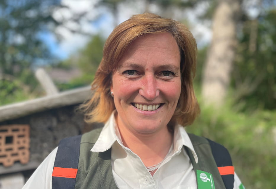 boswachter Annemieke op 't Hof