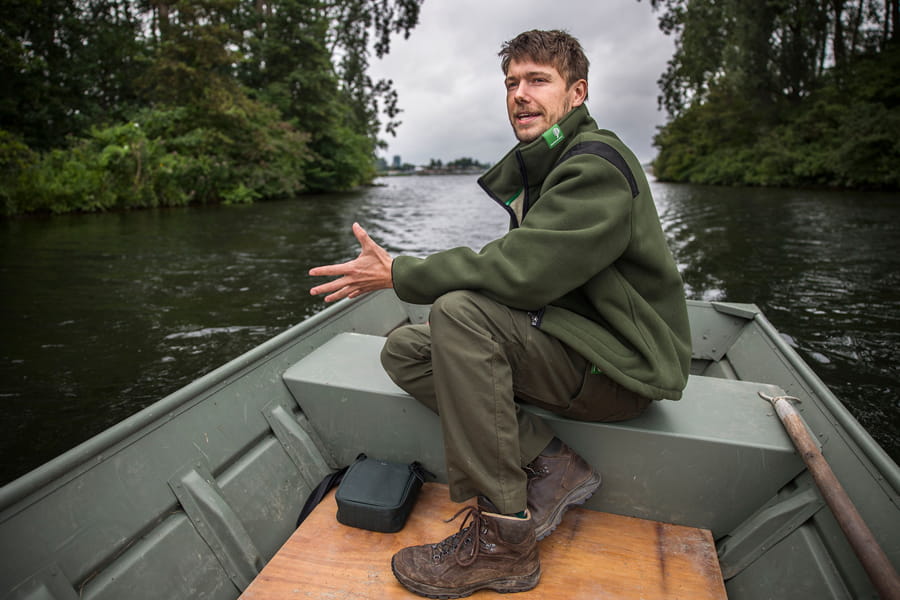 Boswachter Daniel van Veen