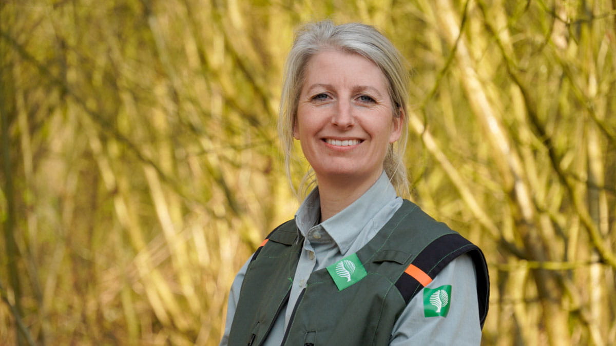 Boswachter Evelien Olyslagers