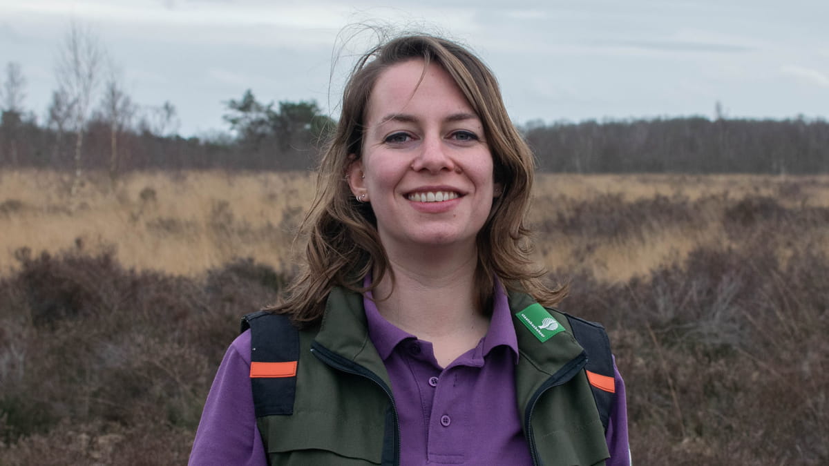 Boswachter Lieke Verhoeven