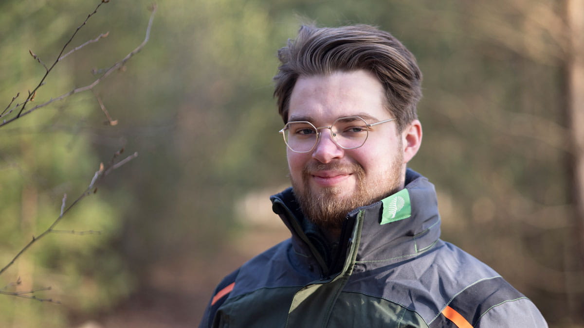 Boswachter Rick van der Snoek