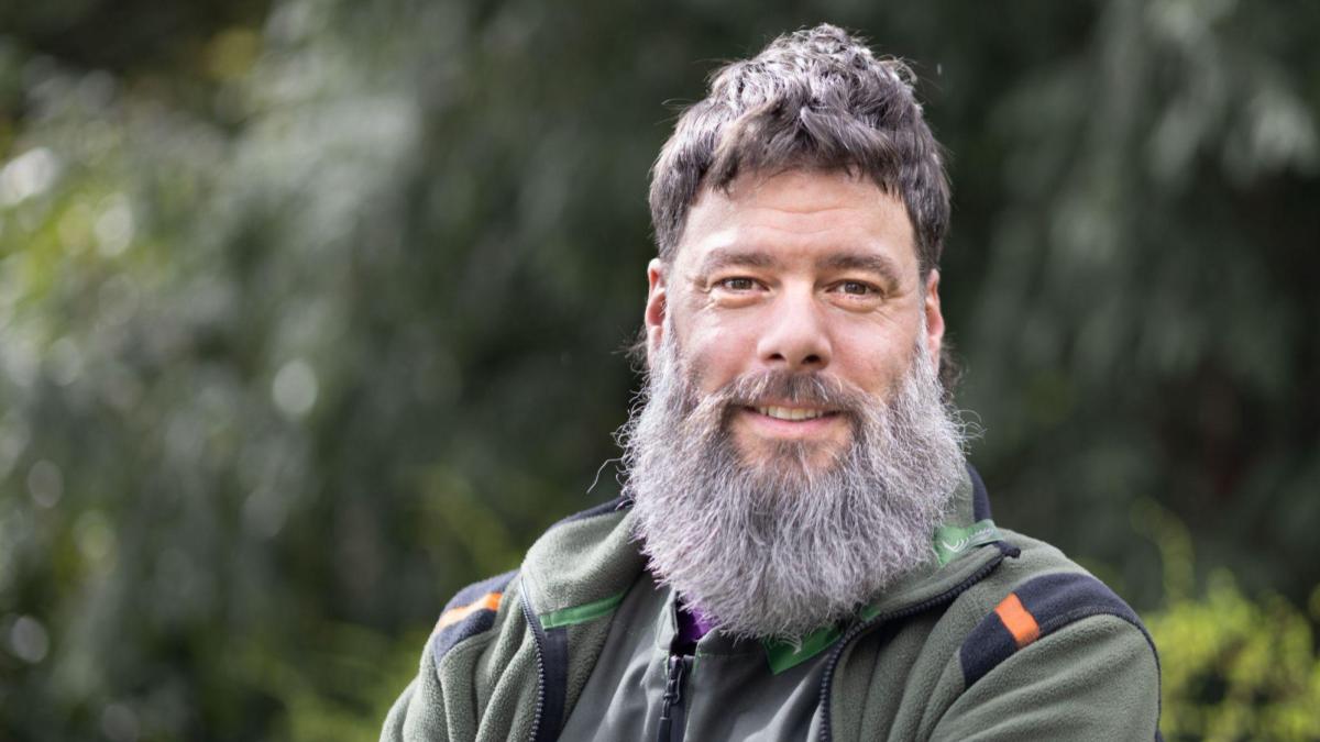 Boswachter Stephan Grosfeld van Andel