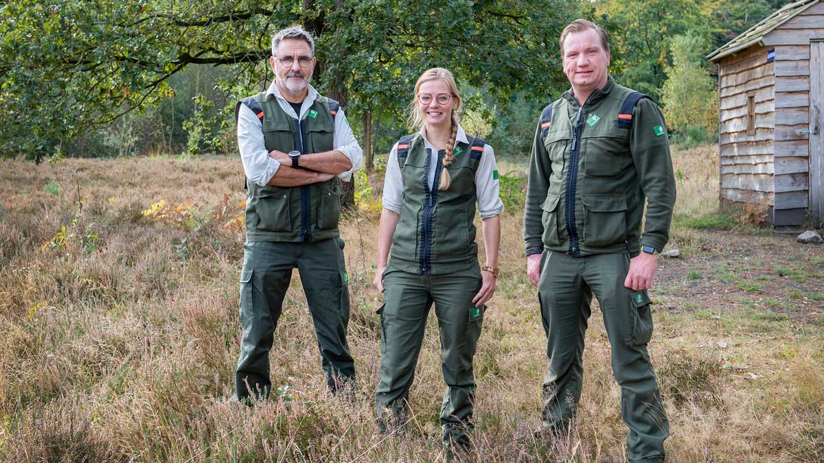 Team Weerribben: Egbert Beens, Marline Wennink en Denny Kroeze