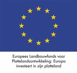 logo Europees Landbouwfonds voor Plattelandsontwikkeling: Europa investeert in zijn platteland