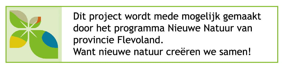 Logo programma Nieuwe Natuur van provincie Flevoland