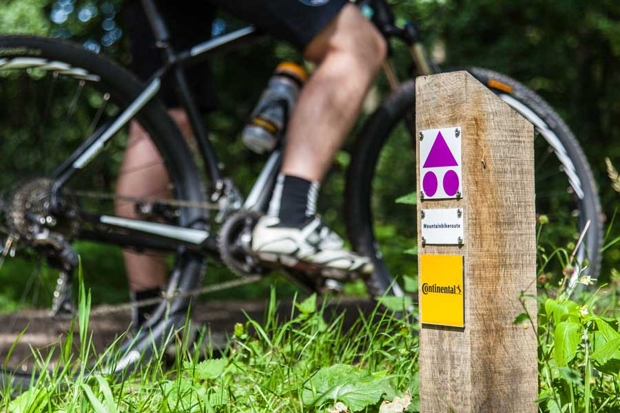 Continental sponsor mountainbikeroutes Austerlitz