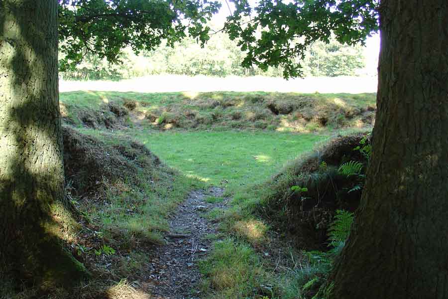 Het Poepenhemeltje of schansje van Van Galen, waar ooit Duitse trekarbeiders (Poepen) sliepen