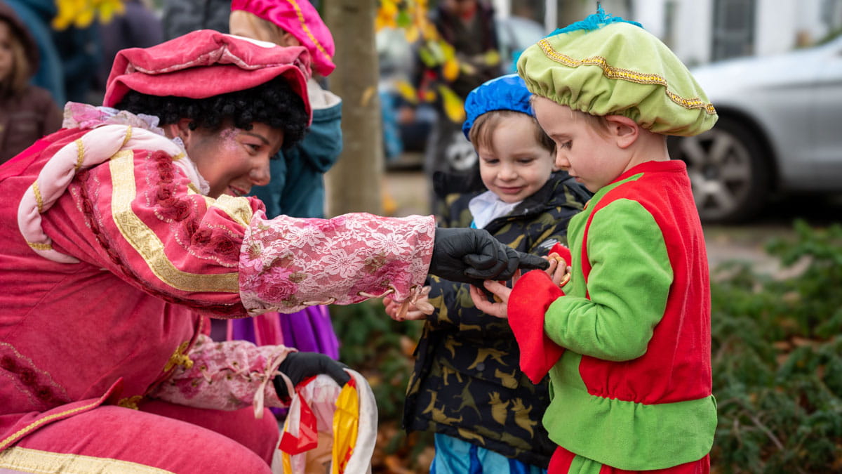 piet met kinderen
