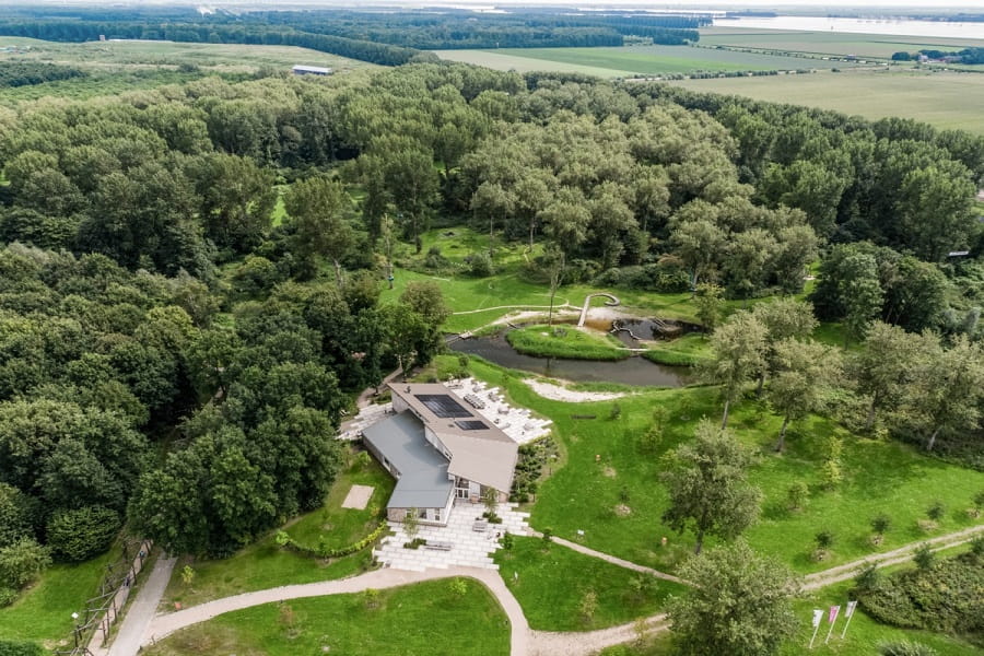 Luchtfoto terrein de Kemphaan