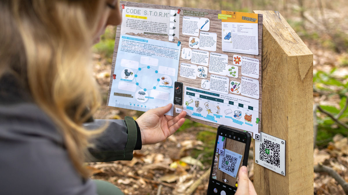 code storm qr code scannen