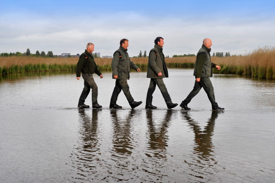 wandelen over water